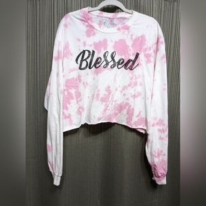 Juniors/women's Cold Crush Tie Due Crop T long sleeve XL